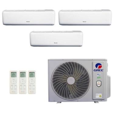 Imagem de Ar-Condicionado Multi Split Inverter R-32 Gree 36.000 (3x Evap HW 18.0