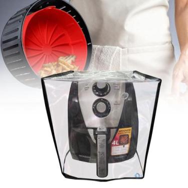 Imagem de Capa para air fryer mondial family 4l cristal, Transparente