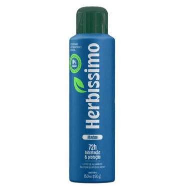 Imagem de Desodorante Antitranspirante Aerosol Zero Alumínio Marine 72h Herbíssi