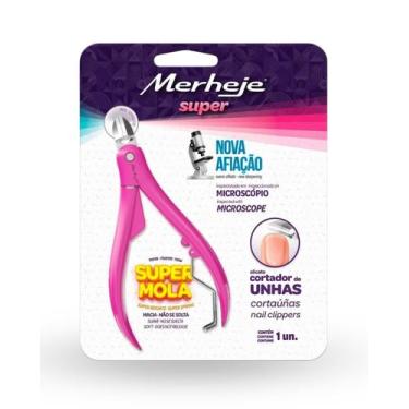 Imagem de Alicate para Unhas Super  Merheje  Aço Inoxidável  Escolha sua Cor, Ro