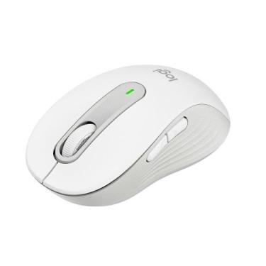 Imagem de Mouse Sem Fio Logitech M650 Bluetooth USB Branco 910-006252