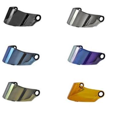 Imagem de Viseira Capacete Ls2 Ff358 Classic Ff396 Original Fumê, AZUL IRIDIUM