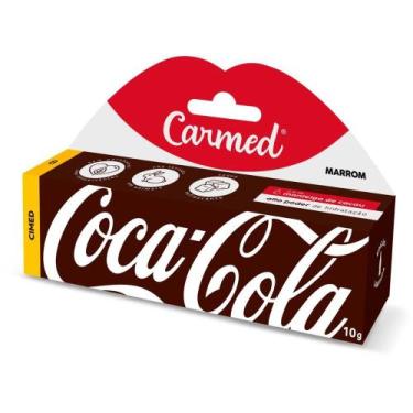 Imagem de Carmed Hidratante Labial 10g Coca Cola Marrom
