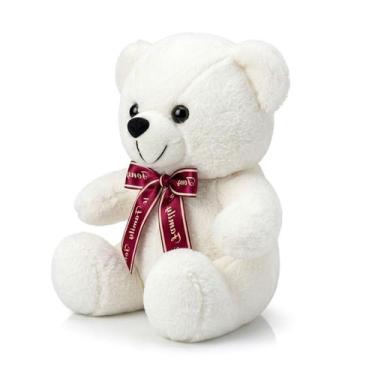 Imagem de Urso De Pelúcia Com Laço Brinquedo Antialérgico Presente Para Namorado
