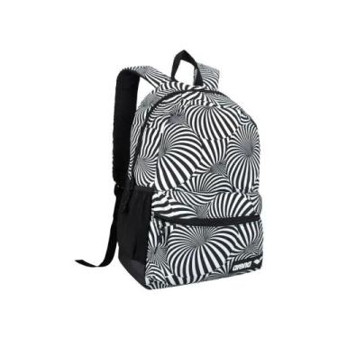 Imagem de Mochila Arena Team Backpack Allover 30L Preto Branco Esporte, Preto, S