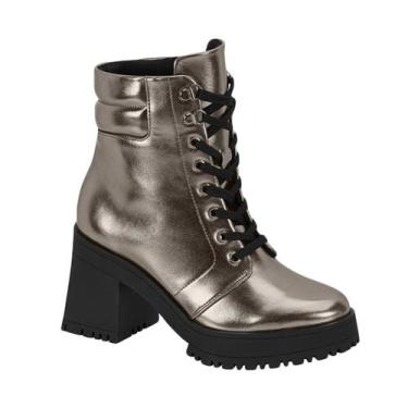 Imagem de Bota Coturno Vizzano Fashion 3091.102, Grafite, 37