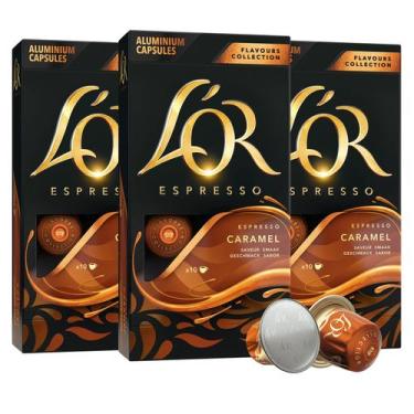 Imagem de Cápsulas de Espresso L'OR Caramelo 30 Unidades Compatíveis