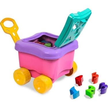 Imagem de Brinquedo Educativo Baby Land Bauduxo Didático com Encaixes Pedagógicos para Menina Cardoso Toys