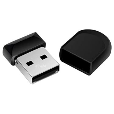 Imagem de A3vsbr Pen drive 64 gb tipo mini adaptador conector USB pendrive memória flash