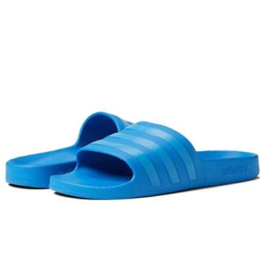 Imagem de adidas Sandália unissex Adilette Aqua Slides, Blue Rush/Sky Rush/Blue Rush, 11