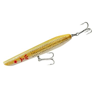 Imagem de Cotton Cordell Isca de pesca Pencil Popper Topwater, amarelo pérola, 15 cm