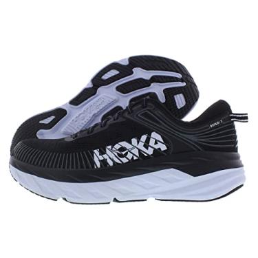 Imagem de HOKA ONE ONE Bondi 7 Tênis masculino, Preto/branco, 8.5
