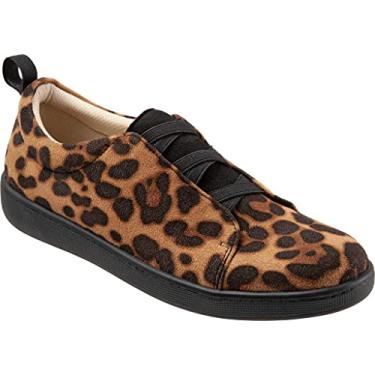 Imagem de Trotters Tênis feminino Avrille, Couro de bezerro vegano/preto, 8.5 Narrow