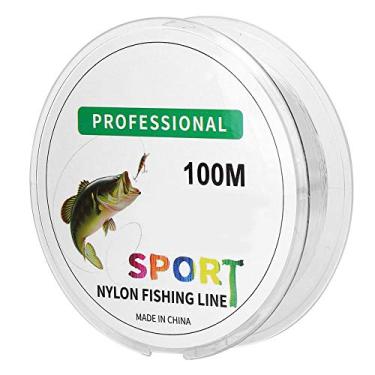 Imagem de Linha de pesca Bnineteenteam 100 metros, linha de pesca de monofilamento de nylon resistente à abrasão, linha de pesca transparente para pesca no mar (branca), Branco, 2.5