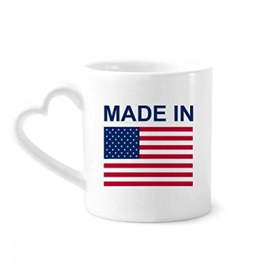 Imagem de Feito nos Estados Unidos Country Love Caneca Café Cerâmica Copos Copo Coração Vidro