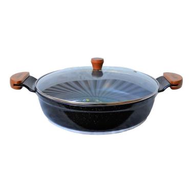 Imagem de Frigideira Preto Liso Antiaderente Cerâmica Javali Am 30cm