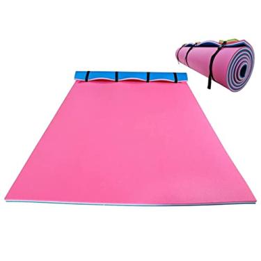 Imagem de Floating Mat Tapete flutuante Ocean - Não há necessidade de inflar, tapete flutuante de espuma para piscina à prova de rasgos, tapete aquático, tapete flutuante para três pessoas