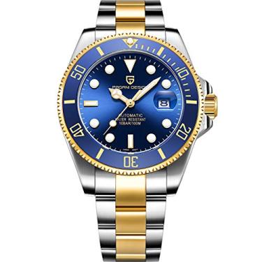 Imagem de BY BENYAR Pagani Design 1692 Relógios para Homens Relógio Automático de Luxo Masculino AR Safira Vidro Mecânico Relógio de Pulso Japão NH35 Movimento Aço Inoxidável Business Men Watch,