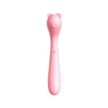 Imagem de Vibrador Clitóris Brinquedos Sexuais Ponto G Massageador Estimulador Dupla Cabeça À Prova D'água Zatla Shop (Rosa)