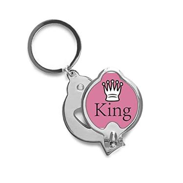Imagem de Cortador de unhas de dedo King White Word Game Tesoura de corte de aço inoxidável