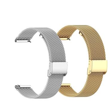 Imagem de DFAMIN 2 peças para Garmin Vivoactive 3 4 4S Strap Venu SQ Band Forerunner 245 645 Pulseira Acessórios para Relógio Vivoactive3 Music Correa (Cor: E, Tamanho: Para Forerunner 245)