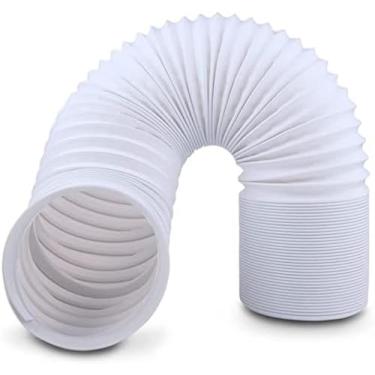 Imagem de Mangueira De Exaustão 130Mm, Mangueira De Exaustão Flexível De PVC, Mangueira De Ventilação De Janela De Ar Condicionado, Tubo De Exaustão, Exaustor, Mangueira De Isolamento Térmico À Prova De Som
