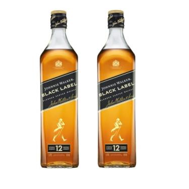 Imagem de Kit 2 X Whisky Johnnie Walker Black Label 12 Anos 1L