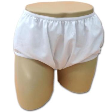Imagem de Calça Plástica Geriátrica 3 Camadas Lavável Incontinência (G)