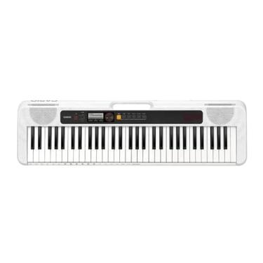Imagem de Teclado Musical Instrumentos Profissionais Adultos 61 Teclas Controlador Portátil Teclado Musical Piano Eletrônico Digital (Size : White)