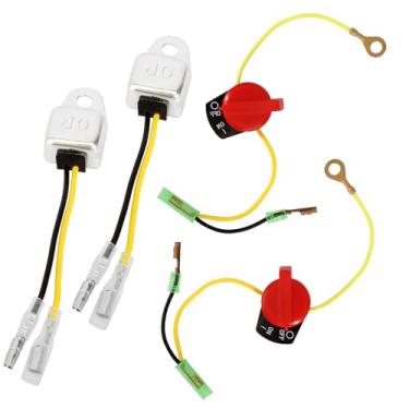 Imagem de QAZAKY Sensor de alerta de baixo óleo + controle de interruptor de parada de motor liga/desliga compatível com GX160 GX200 GX240 GX270 GX340 GX390 5.5HP 6.5HP 8HP 9HP 11HP 13HP bomba de água cortador