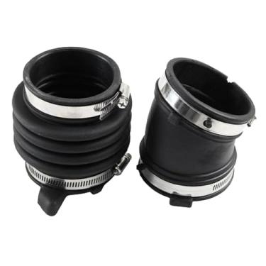 Imagem de Zieichy Mangueira de admissão de ar, 2 conjuntos de dutos de mangueira ressonador de entrada de ar para Infiniti G35 G35X 2003-2007 16576-AL50A, 16576EG00A