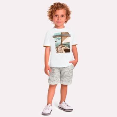 Imagem de Conjunto Infantil Masculino Camiseta + Bermuda Milon 14165.0001.4 Milon-Masculino