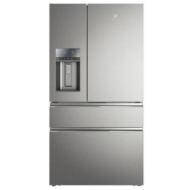 Imagem de Refrigerador French Door Electrolux de 04 Portas Frost Free com 540 Litros e Aplicativo Home Inox - DM91X