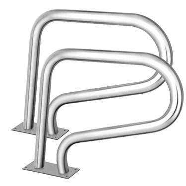 Imagem de Trilho de piscina, corrimão de aço inoxidável 304, corrimão de segurança para piscina, prata com base de montagem rápida