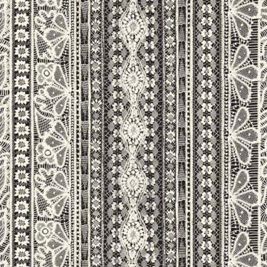 Imagem de Papel de Parede Martha Medeiros Aspecto Têxtil Preto AI5030