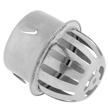 Imagem de SDENSHI Escorredor de porta de resíduos de cobertura de piso de hotel antiodor de aço inoxidável espesso de ralo redondo - 65 mm