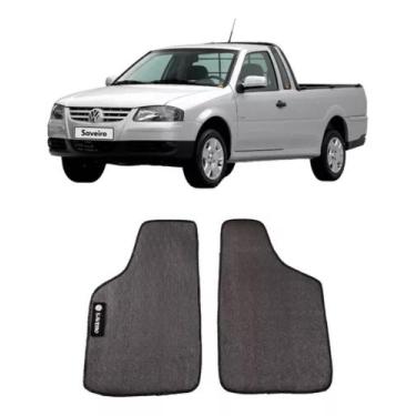 Imagem de Jogo Tapete Borracha C/ Bordado Volkswagen Saveiro 2005/2007 - 800.126