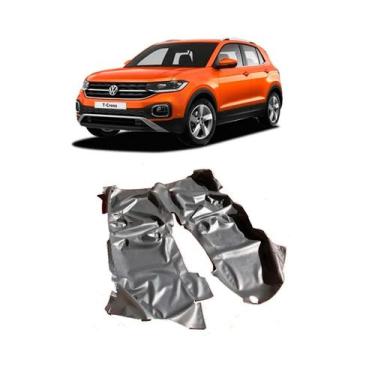Imagem de Tapete Volkswagen Tcross T-cross 2020 2021 VINIL PRETO FOSCO - AUTO CA