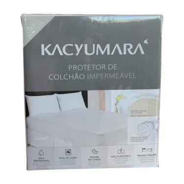 Imagem de Kit 1 Protetor Casal e 2 Protetores de Travesseiro Impermeáveis - Kacy