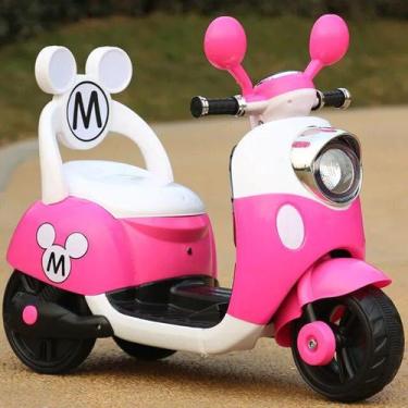 Imagem de Moto Motinho Triciclo Elétrico Infantil Mini Crianças Mickey Mouse Dis