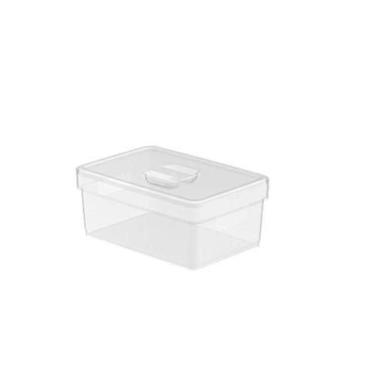 Imagem de Caixa Organizadora Média Lisa Tampa 1,5 Litro Nt5020 - Nitronplast