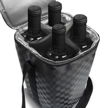Imagem de Bolsa Térmica Para Vinho Wine Bag Cooler Transporte Bebidas Cerveja Pr