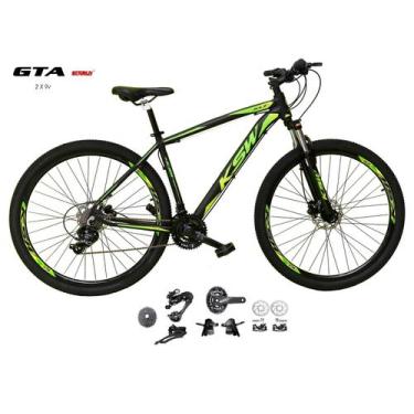 Imagem de Bicicleta Aro 29 KSW XLT Kit 2x9 Gta Sunrun Freio Disco K7 11/36 Pediv