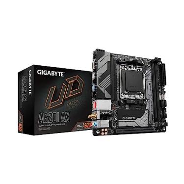 Imagem de GIGABYTE A620I AX (AM5/ LGA 1718/ AMD/ A620/ Mini-ITX/Garantia de 5 anos/DDR5/ Single M.2/ PCIe 4.0/ USB 3.2 Gen1 Type-C/Realtek Wi-Fi 6E/ Realtek 2.5GbE/ Q-Flash Plus/PCIe EZ-Latch/Placa-mãe)