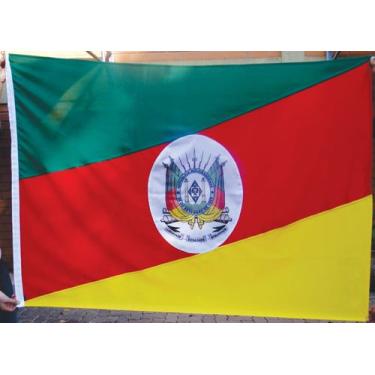 Imagem de BANDEIRA DO RIO GRANDE DO SUL - Grande - 1,65 X 1,15 mt - Rosset