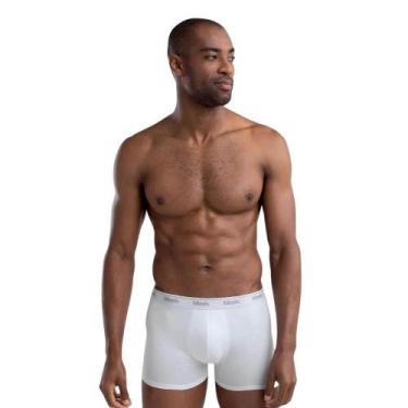 Imagem de Cueca Boxer Cotton Mash 170.38, Branco, G