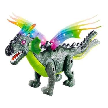 Imagem de Dinossauro Dragossauro Rex Com Som Luz E Movimento - Dm Toys
