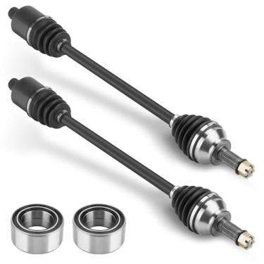 Imagem de Chabushi Eixo de acionamento dianteiro esquerdo direito CV e rolamentos de roda para Polaris RZR XP/XP 4 1000, RZR XP Turbo High lifter Permium Sport 2020 2021 1333942 1334273 Substituição de eixo ATV