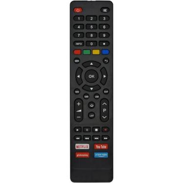 Imagem de Controle Remoto Smart Compatível com Tv Philco 4k Tecla Netflix Prime 