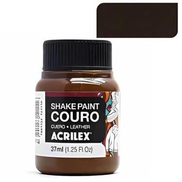 Imagem de Tinta Pinta Couro Shake Paint Acrilex 37ml Natural Sintético, Chocolat